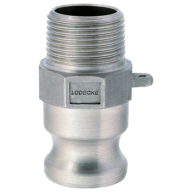 KAMLOK-AUSSENGEW.STECKER 1.4401 R1 1/4"AG,TYPF-125,DIN EN 14420-