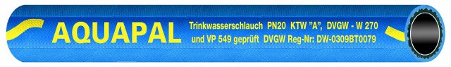 10m AQUAPAL Trinkwasserschlauch 19,0x4,20  mit GEKA KTW