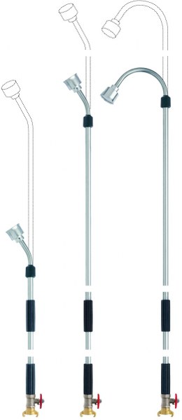 GEKA plus-Giegert "vario" 35-Teleskoprohr 80 - 140cm