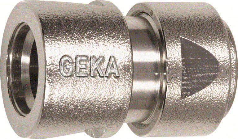 Schlauchstck GEKA Ideal 1/2" ohne Wasserstopp MS vern.